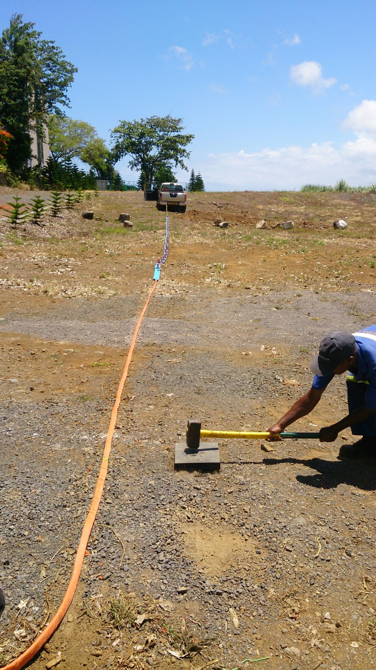 Seismic refraction and MASW